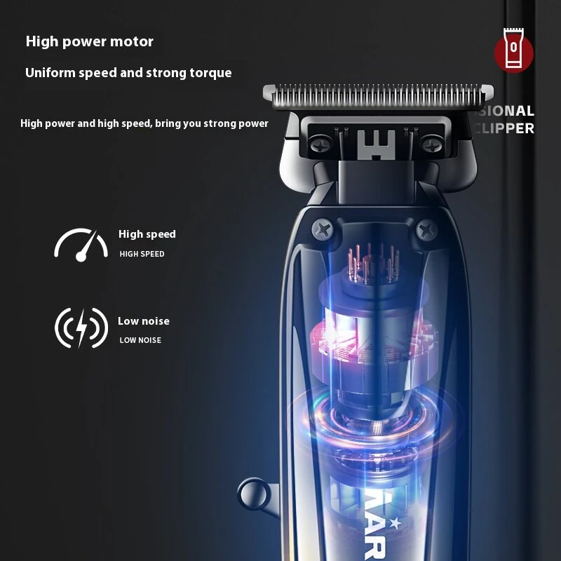 (image for) MARSKE 5053 Professional Electric Hair Clipper With Digital Display Gradient Design Suitable For Haircutting And Bald Styling