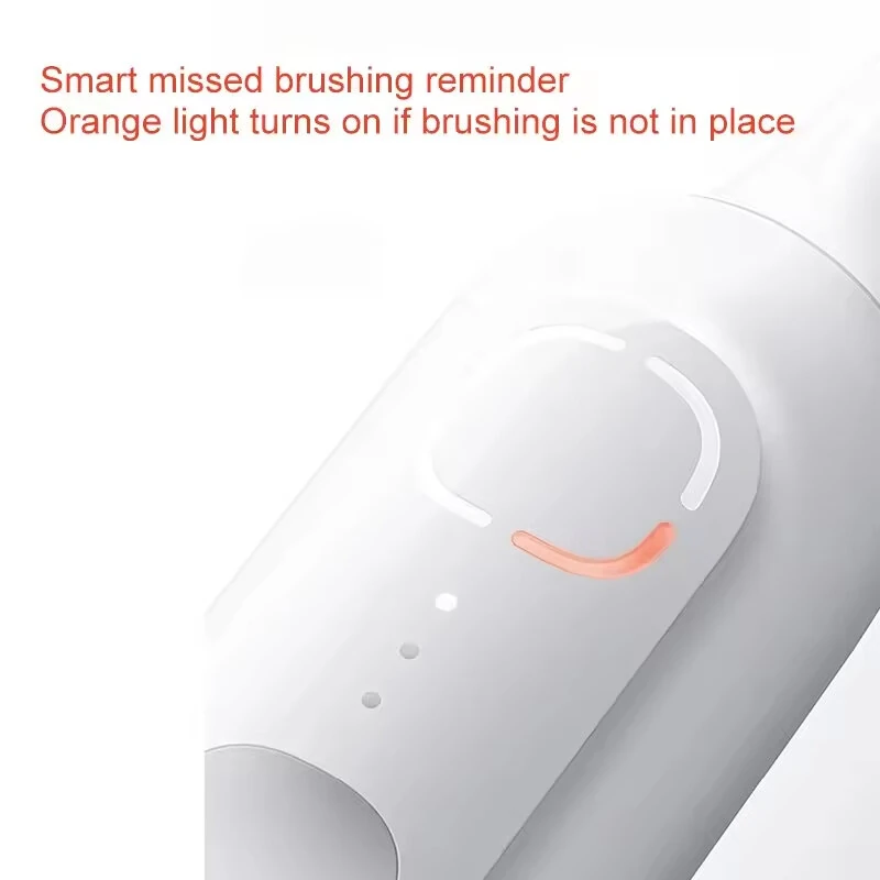(image for) XIAOMI Oscillation Electric Toothbrush with Double Swing Angle Brushing Area Indicator 180-Day Battery Life IPX8 Waterproof 3 Cleaning Modes